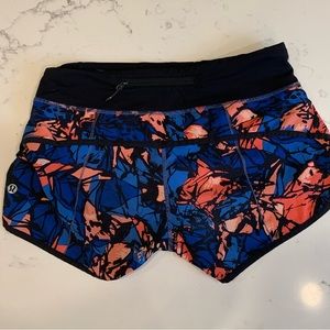 Lululemon Run Shorts, Size 2